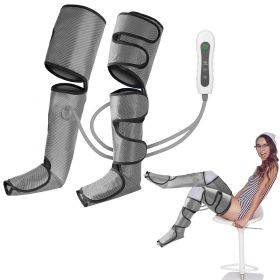 Leg Massager Air Compression Calf Feet Thigh Foot Massage Wraps Muscle Pain Relief Blood Circulation